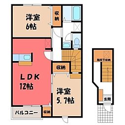 🉐敷金礼金0円！🉐日光線 鹿沼駅 徒歩28分