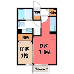 間取図画像 1DK