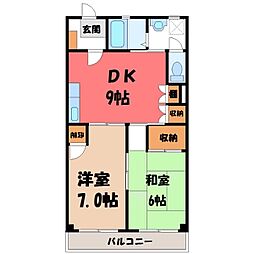 間取図画像 2DK