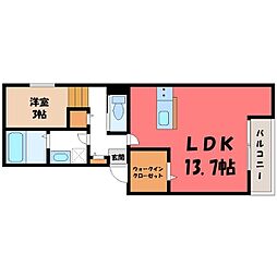 間取図画像 1LDK