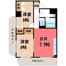 間取図画像 2DK