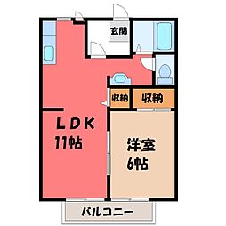 間取図画像 1LDK