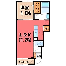 宇都宮芳賀ライトレール線 ゆいの杜西駅 徒歩2分 1階/-