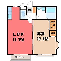 ワコーハイツ II 2階/-