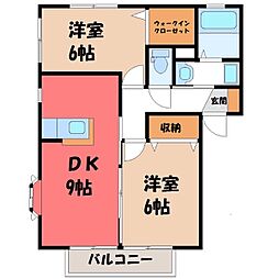 ハイツ・シャルム B 2階/-