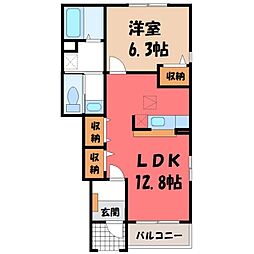 クラール・ハイム B 1階/-