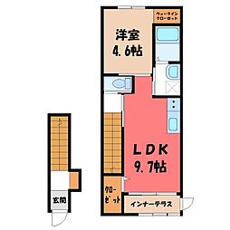ソラーレ 1LDKの間取図画像