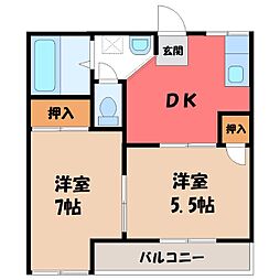 フレンドハイツ 2階/-