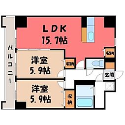 ソレイユ御蔵町 6階/-