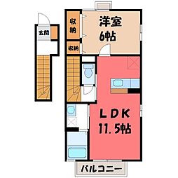 ローズコート宮原 B 2階/-