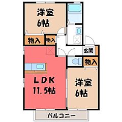 物件の間取り