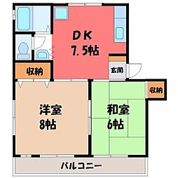 🉐敷金礼金0円！🉐東北新幹線 宇都宮駅 バス15分 バイパス東下...