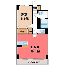 JR東北本線 宇都宮駅 徒歩8分 7階/-