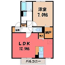 東武宇都宮線 東武宇都宮駅 3.7km 2階/-