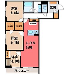 東武宇都宮線 東武宇都宮駅 徒歩16分