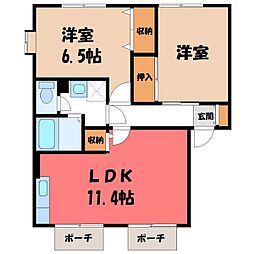 JR東北新幹線 宇都宮駅 バス12分 簗瀬南下車 徒歩6分