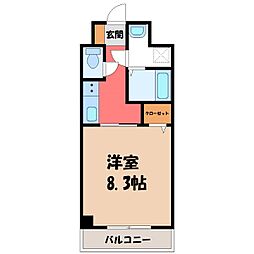 IRMS III 1Kの間取図画像