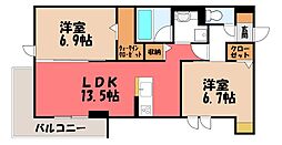 D-Satsuki 2LDKの間取図画像