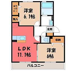 グランビューコート B 2階