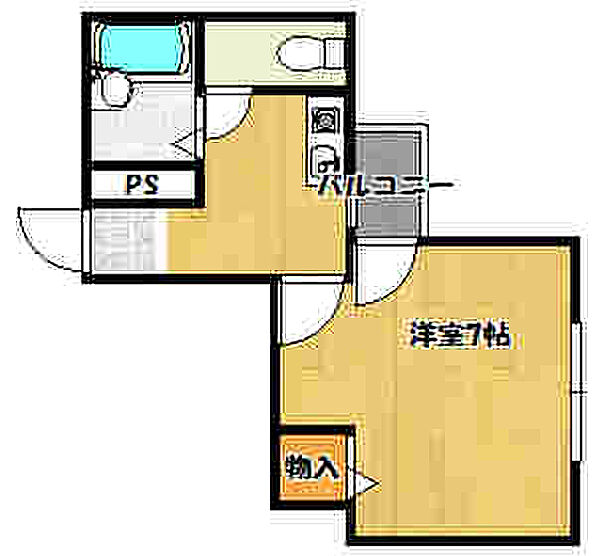 シーサイドマンション 502｜兵庫県明石市本町1丁目(賃貸マンション1K・5階・21.15㎡)の写真 その2
