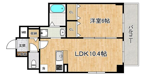 クラシェス深江 603｜兵庫県神戸市東灘区深江本町3丁目(賃貸マンション1LDK・6階・39.71㎡)の写真 その2