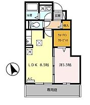 モダンコート東阿保 105 ｜ 兵庫県姫路市四郷町東阿保（賃貸アパート1LDK・1階・37.99㎡） その2