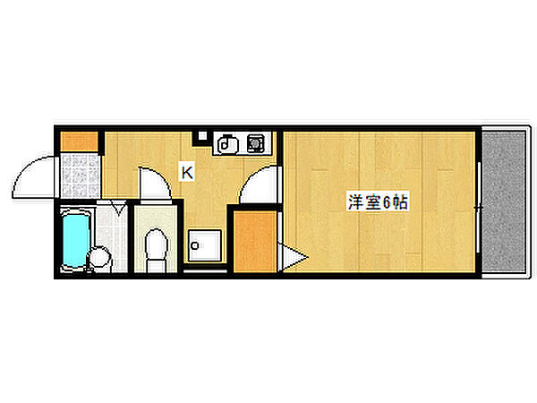 イーストハイツ甲南 105｜兵庫県神戸市東灘区本山中町4丁目(賃貸アパート1K・1階・22.94㎡)の写真 その2