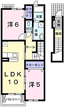 ウェントゥス1 202 ｜ 兵庫県加西市北条町北条（賃貸アパート2LDK・2階・54.67㎡） その2