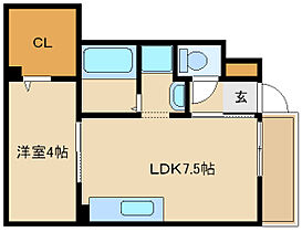 レグルス英賀保 101 ｜ 兵庫県姫路市飾磨区山崎（賃貸アパート1LDK・1階・31.24㎡） その2