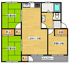 神陵台東住宅51号棟 304 ｜ 兵庫県神戸市垂水区神陵台4丁目（賃貸マンション3LDK・3階・61.00㎡） その2