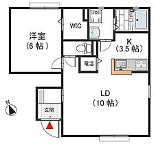 グランディール　Ｂ 101 ｜ 兵庫県神戸市西区王塚台6丁目（賃貸アパート1LDK・1階・48.45㎡） その2