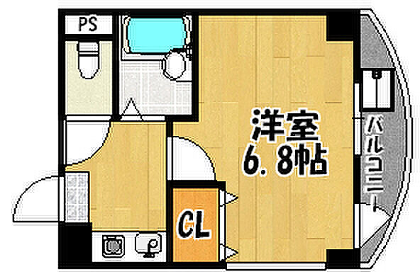 ノーブルハイム樽屋町 203｜兵庫県明石市樽屋町(賃貸マンション1K・2階・24.00㎡)の写真 その2