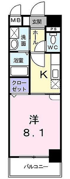 フリーデＫＩ1 303｜兵庫県明石市大久保町駅前1丁目(賃貸マンション1K・3階・29.70㎡)の写真 その2