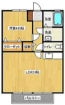 三船ハイツ B206 ｜ 兵庫県加古川市西神吉町岸（賃貸アパート1LDK・2階・41.73㎡） その2