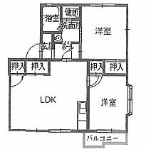 英賀保ハイツ 1101 ｜ 兵庫県姫路市飾磨区城南町1丁目（賃貸アパート2LDK・1階・53.80㎡） その2