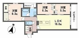 エクセレントガーデンヒルズ A211 ｜ 兵庫県神戸市垂水区桃山台2丁目（賃貸アパート3LDK・2階・81.10㎡） その2