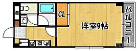 セルサス大道壱番館 405 ｜ 兵庫県明石市大道町1丁目（賃貸マンション1K・4階・30.40㎡） その2