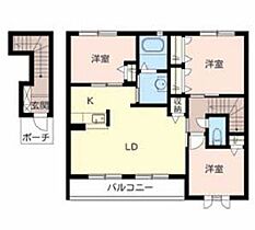 メゾン・ドゥ・エムズ 202 ｜ 兵庫県姫路市仁豊野（賃貸アパート3LDK・2階・72.72㎡） その2