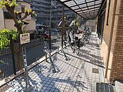 駐輪場。最新の空き状況につきましてはお問い合わせください。