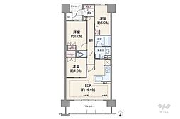 間取図画像 3LDK