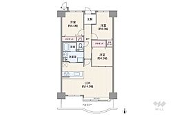 間取図画像 3LDK