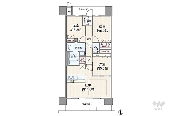 間取りを拡大表示