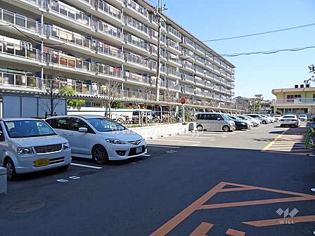 敷地内駐車場(屋外平面式)平面式の駐車場は車の出し入れがスムーズ!最新の空き状況につきましてはお問い合わせください。
