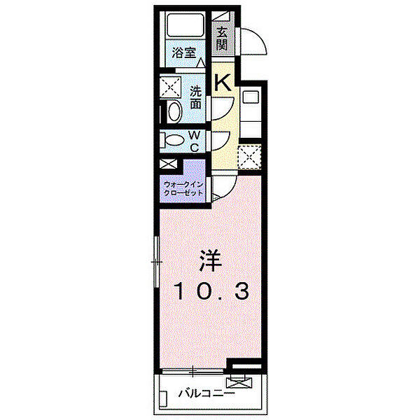 神奈川県座間市相武台1丁目(賃貸アパート1K・2階・31.82㎡)の写真 その2