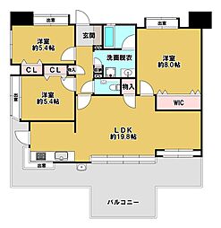間取図画像 3LDK