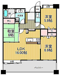 間取図画像 3LDK