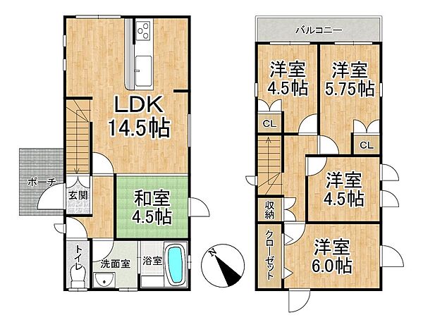 間取りを拡大表示