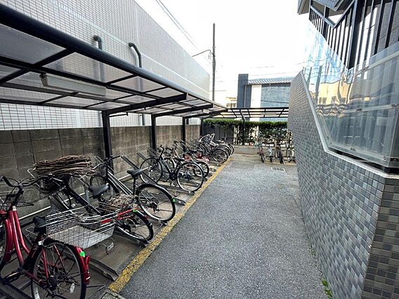 駐輪場があると...