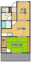 間取図画像 2DK