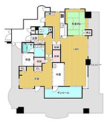 アースコート小倉原町 2LDKの間取図画像